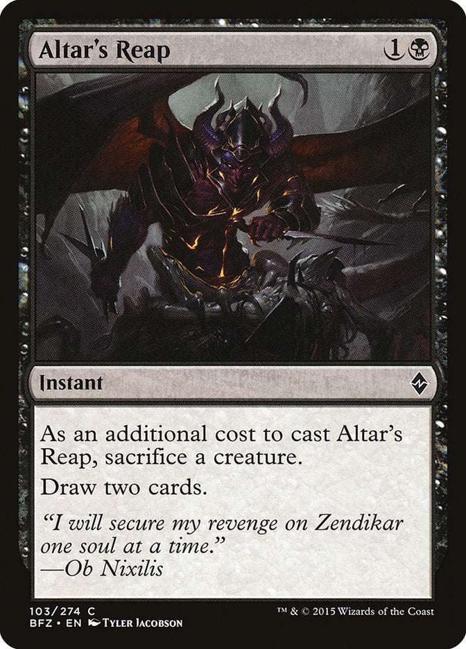 Altar's Reap Artist's Proof