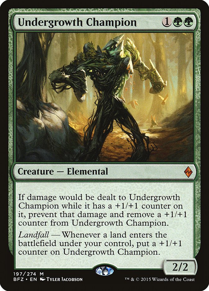 Undergrowth Champion Artist's Proof