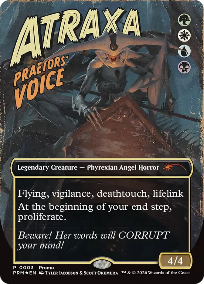 Atraxa, Praetors' Voice
