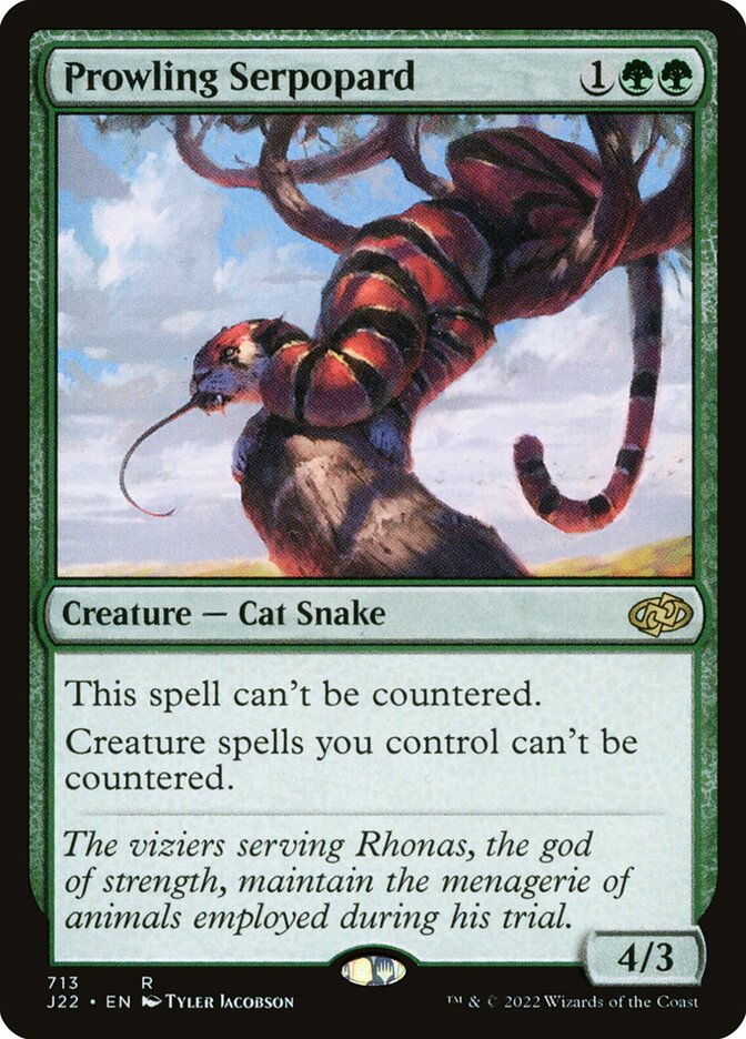 Prowling Serpopard Artist's Proof