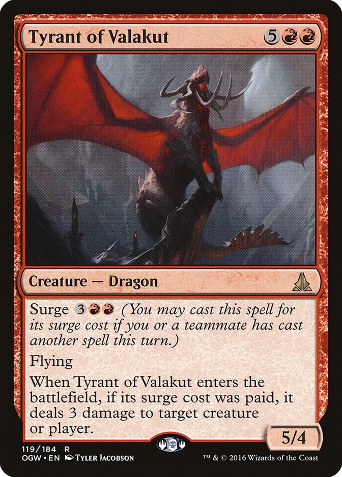 Tyrant of Valakut Artist's Proof