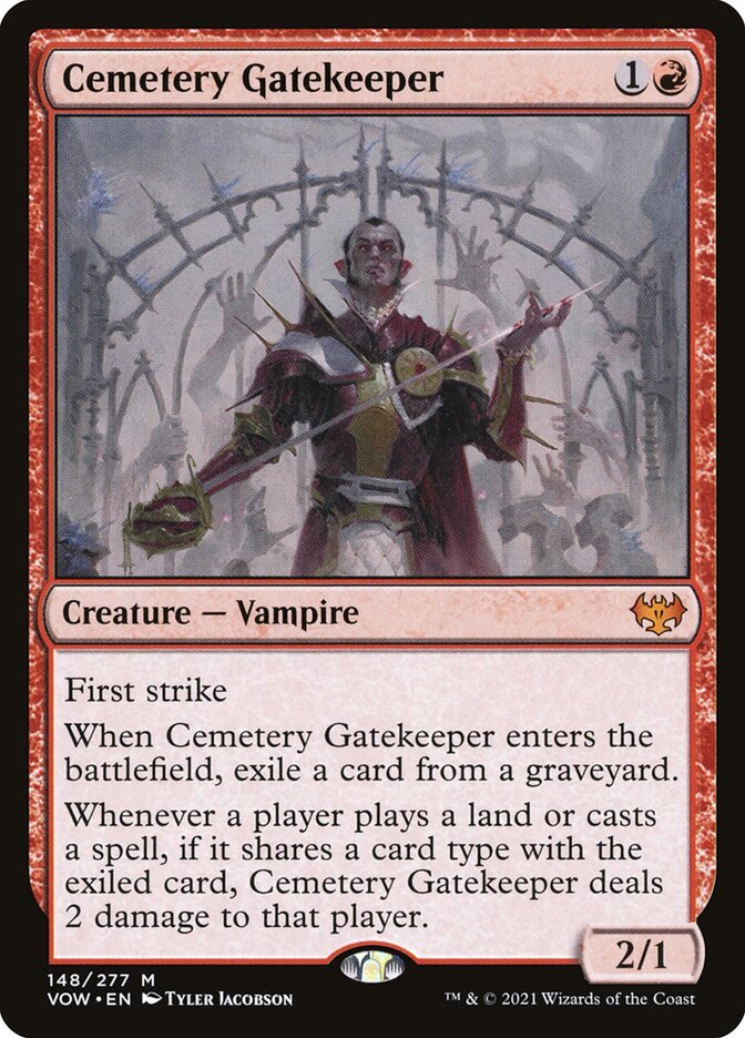 Cemetery Gatekeeper Artist's Proof